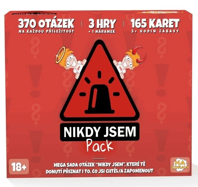 Nikdy Jsem PACK - Karetní párty set - hra z kategorie Party hry