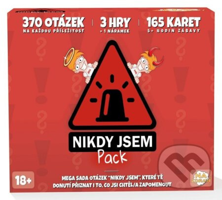 Nikdy Jsem PACK - Karetní párty set - hra z kategorie Party hry