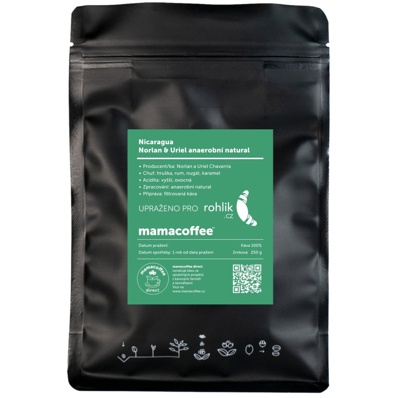 mamacoffee Nicaragua Norlan&Uriel filtr zrnková káva