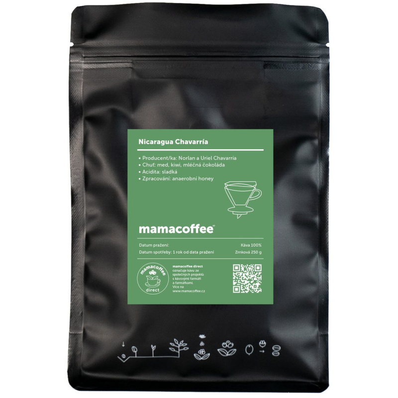 mamacoffee Nicaragua Chavarría filtr zrnková káva