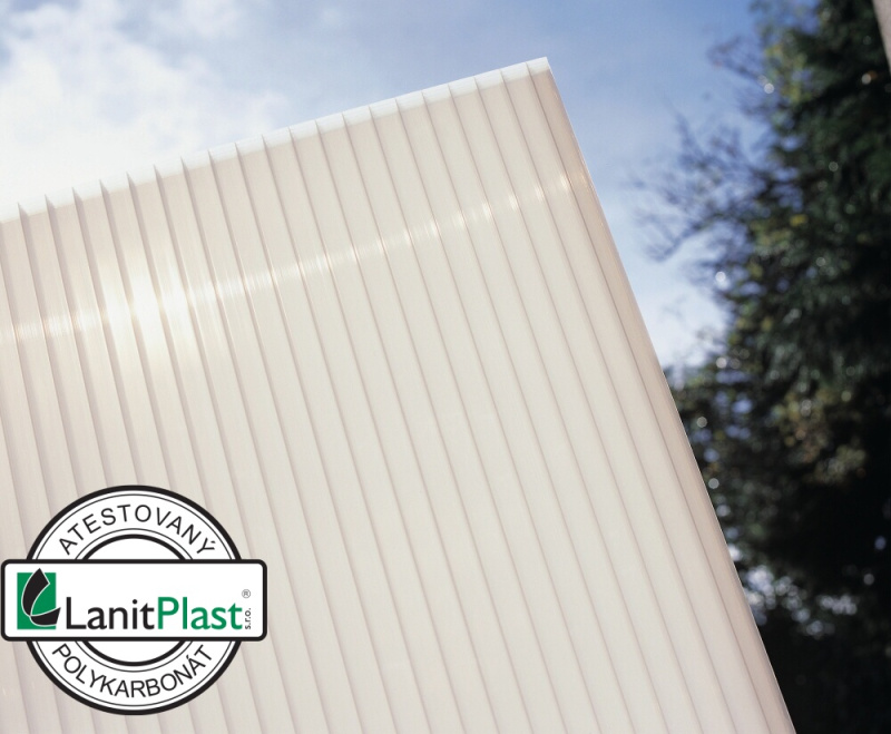 LANIT PLAST Marlon ST LONGLIFE FRW 10mm polykarbonátová deska opál 1,05x2m PK20-1