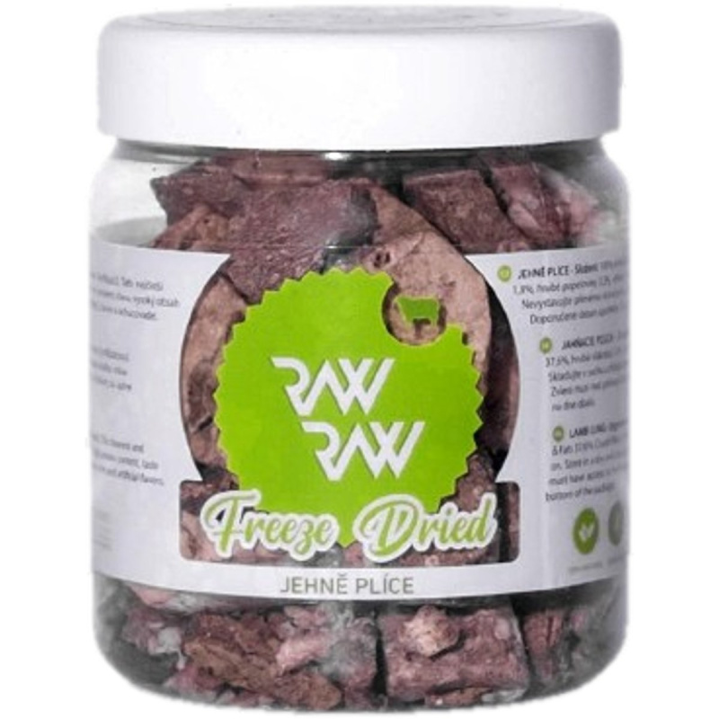Raw Raw pochoutka mrazem sušené Jehně plíce 50 g