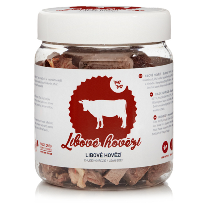 Raw Raw pochoutka mrazem sušené Hovězí libové maso 70 g