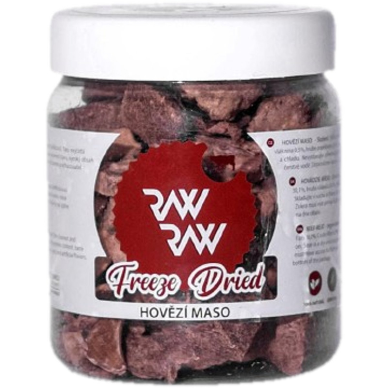 Raw Raw pochoutka mrazem sušené Hovězí libové maso 70 g