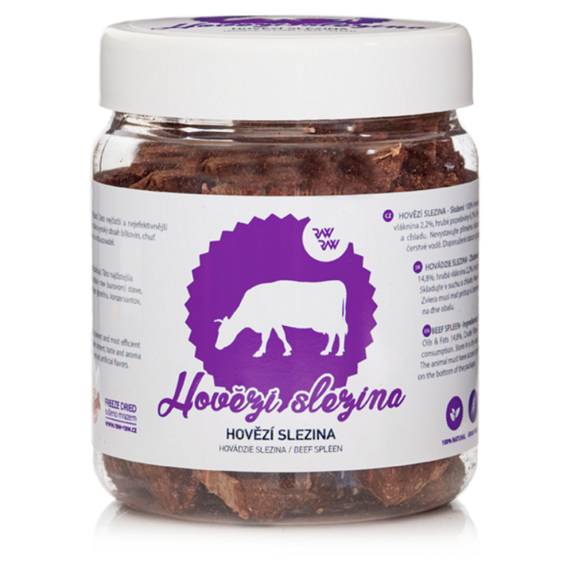 Raw Raw pochoutka mrazem sušená Hovězí slezina 70 g