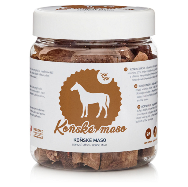 Raw Raw pochoutka mrazem sušené Koňské maso 80 g
