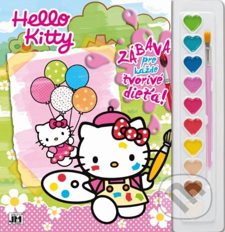Hello Kitty - Omalovánka s farbami A4 - kniha z kategorie Pro děti