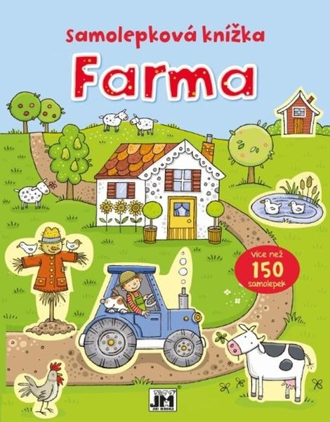 Samolepková knížka Farma 21,5x28cm