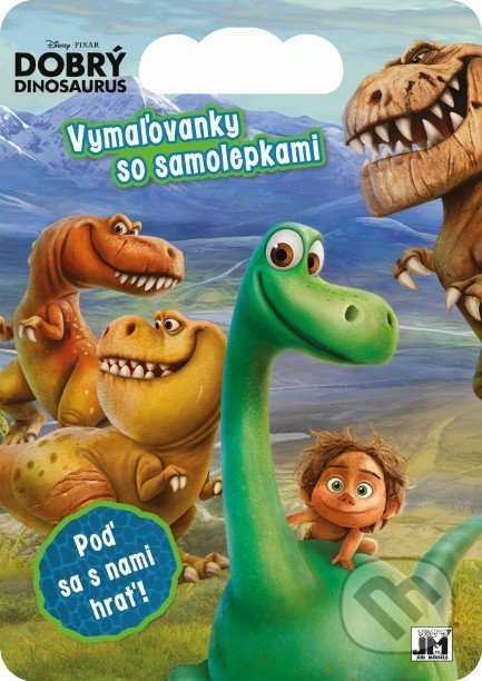 Dobrý dinosaurus - vymaľovanky so samolepkami - kniha z kategorie Omalovánky
