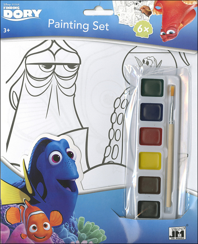 Dory - Vymaľovanková súprava A4 (Painting set) - kniha z kategorie Omalovánky, vystřihovánky, papír
