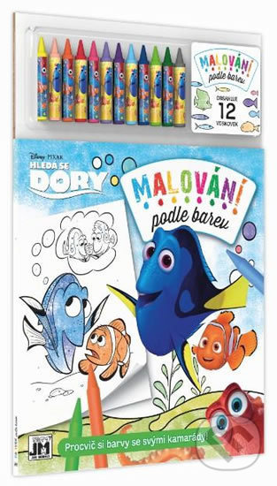 Dory - Malování podle barev - kniha z kategorie Omalovánky