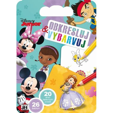 Jiri Models Obkresluj a vybarvuj Disney Junior