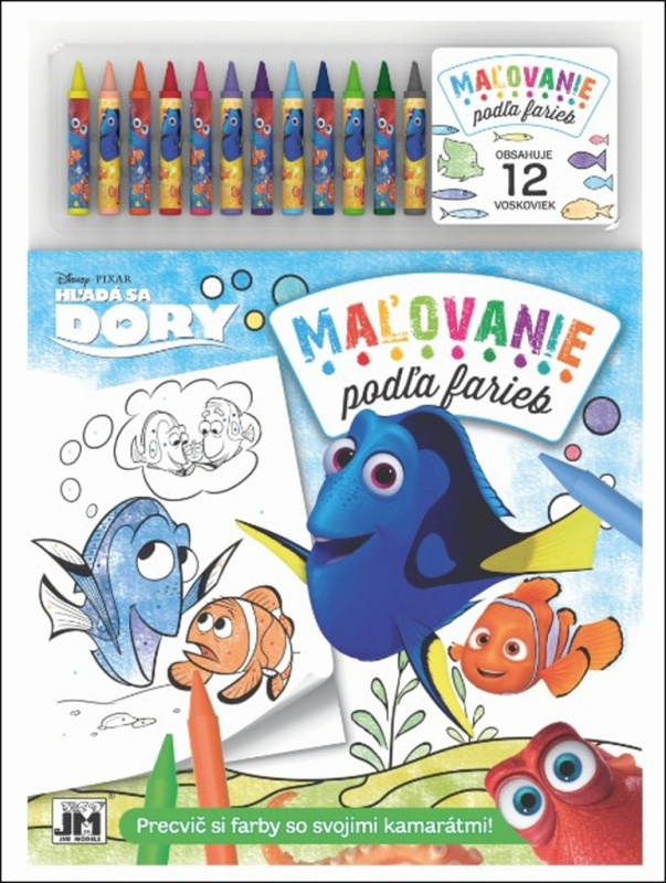 Hľadá sa Dory (Precvič si farby so svojimi kamarátmi!) - kniha z kategorie Pro děti