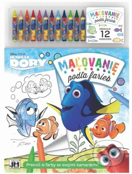 Hľadá sa Dory (Precvič si farby so svojimi kamarátmi!) - kniha z kategorie Pro děti