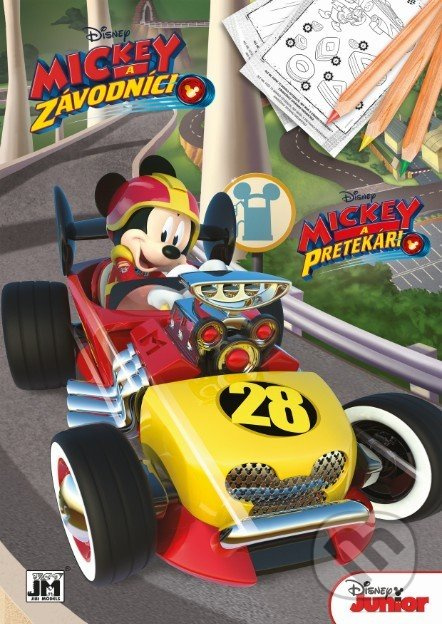Mickey a pretekári / Mickey a závodníci - kniha z kategorie Omalovánky