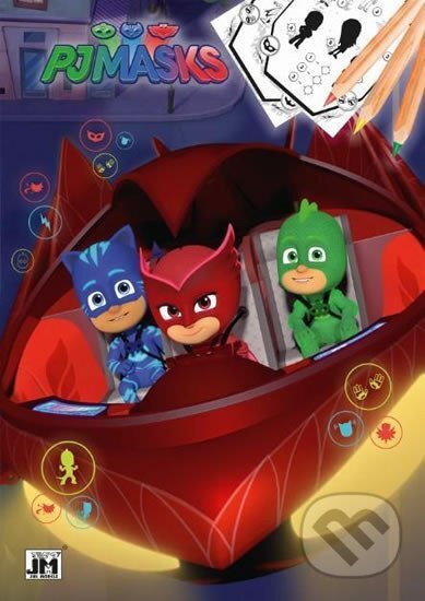 PJ Masks omalovánka - kniha z kategorie Omalovánky