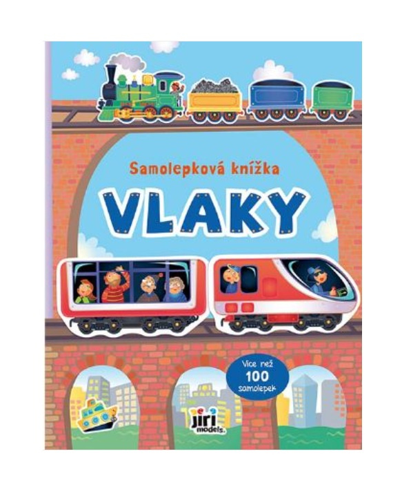 Samolepková knížka - Vlaky