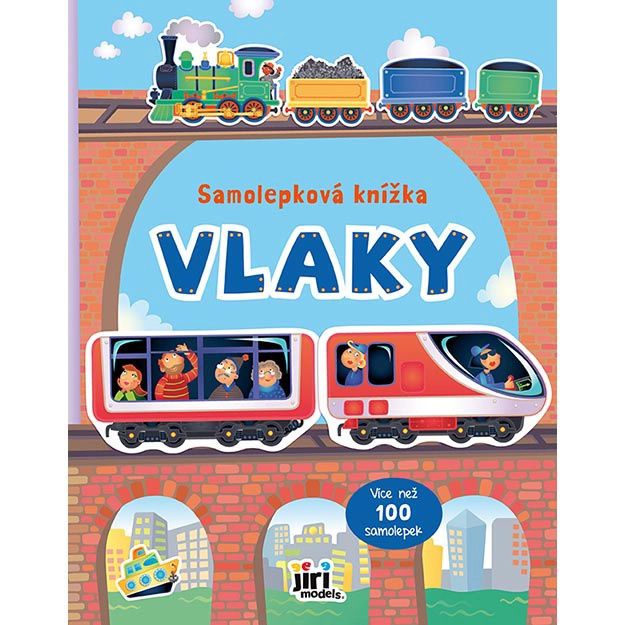 Samolepková knížka - Vlaky