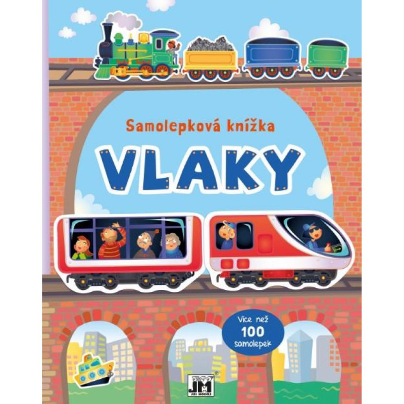 Samolepková knížka - Vlaky