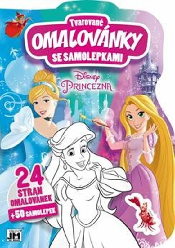 Tvarované omalovánky/ Princezny