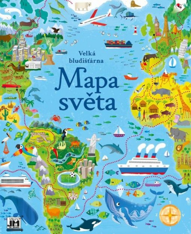 Velká bludišťárna - Mapa světa - kol.