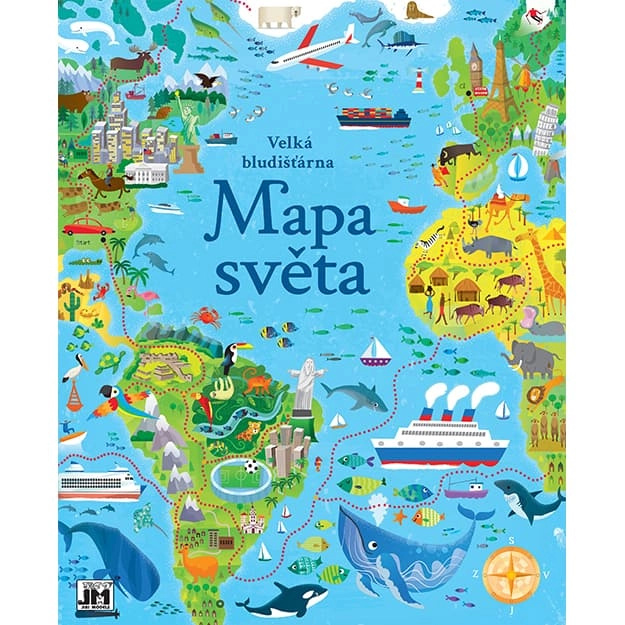 Velká bludišťárna - Mapa světa - kol.
