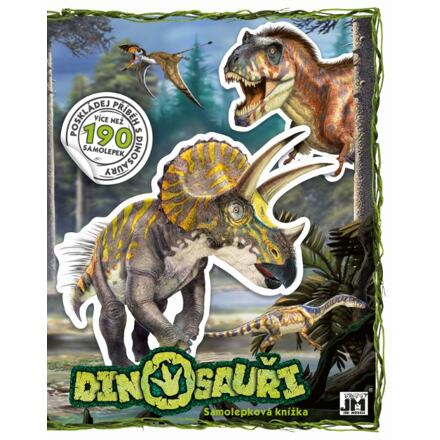 Samolepková knížka Dinosauři 21,5x28cm