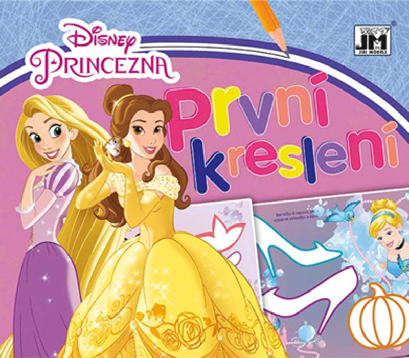 První kreslení - Princezny - kniha z kategorie Omalovánky