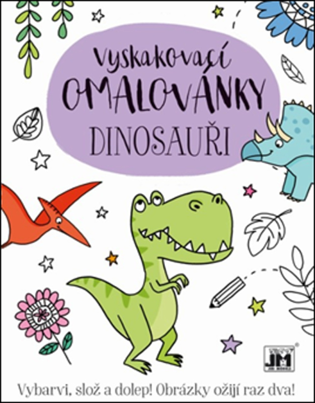 Dinosauři - Vyskakovací omalovánky - kniha z kategorie Kreslení