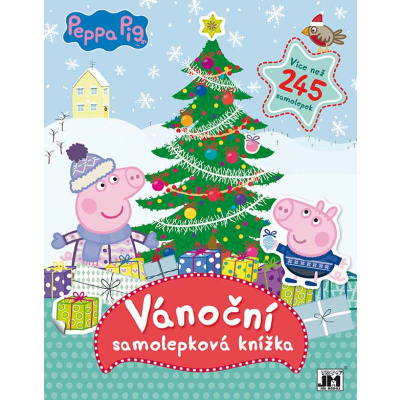Vánoční samolepková knížka - Peppa pig