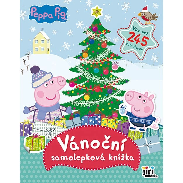 Vánoční samolepková knížka - Peppa pig