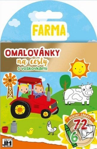 JIRI MODELS Omalovánky na cesty s voskovkami Farma