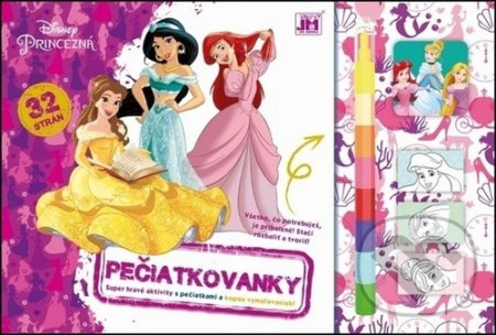 Pečiatkovanky: Princezná (Super hravé aktivity s pečiatkami) - kniha z kategorie Omalovánky