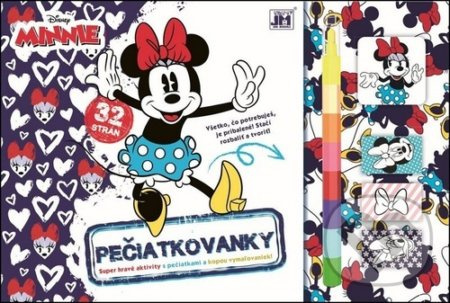 Pečiatkovanky: Minnie (Super hravé aktivity s pečiatkami) - kniha z kategorie Omalovánky