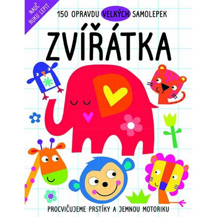 150 opravdu velkých samolepek - Zvířátka