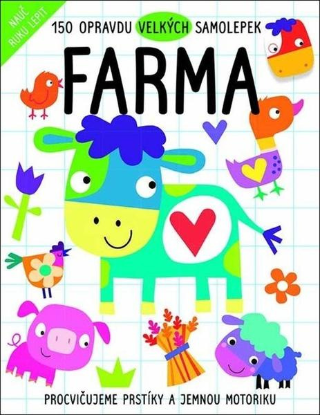 150 opravdu velkých samolepek - Farma