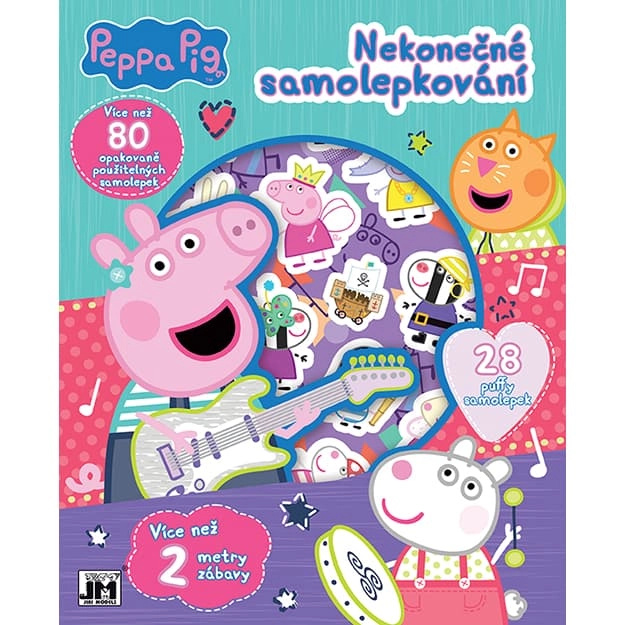 JIRI MODELS Nekonečné samolep. Peppa