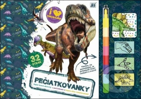 Pečiatkovanky: Dinosaury (Super hravé aktivity s pečiatkami) - kniha z kategorie Omalovánky