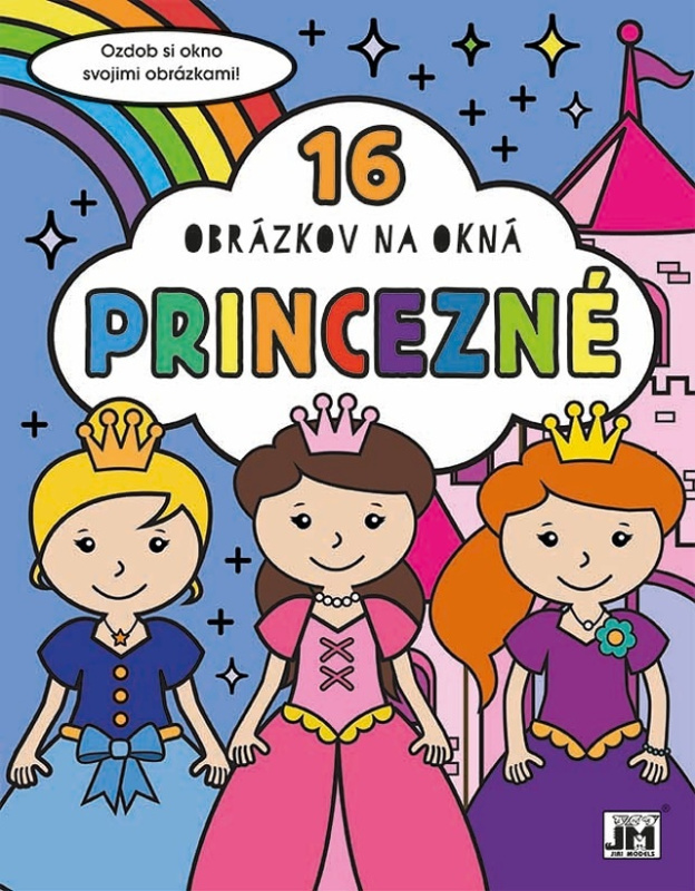 16 obrázkov na okná: Princezné (Ozdob si okno svojimni obrázkami) - kniha z kategorie Omalovánky, vystřihovánky, papír