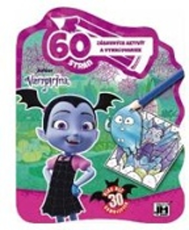 60 aktivít Vampirina (Viac než 30 samolepiek) - kniha z kategorie Omalovánky
