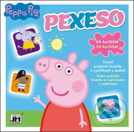 Pexeso v sešitu Prasátko Peppa