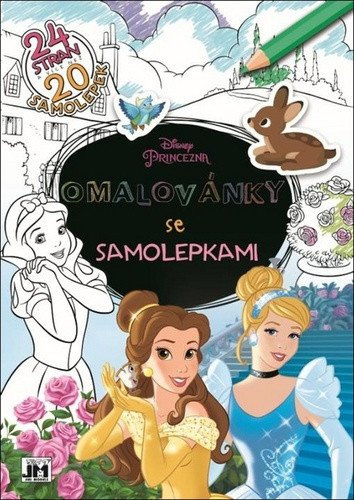 Omalovánky se samolepkami - Princezna