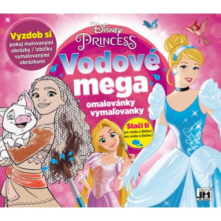 Vodové mega omalovánky Princezny