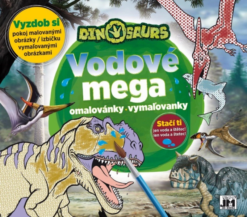 Jiří Models Mega omalovánky vodové Dino