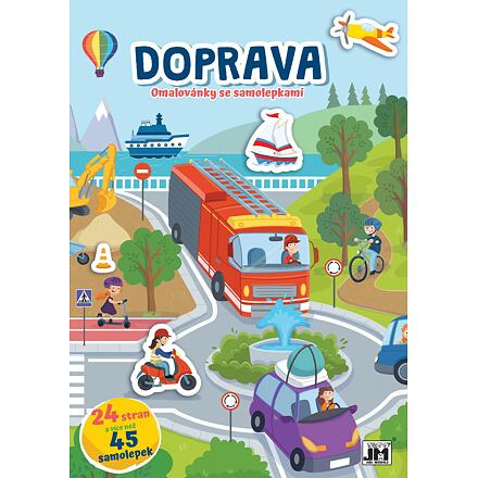 JIRI MODELS Cvičebnice A4 Doprava
