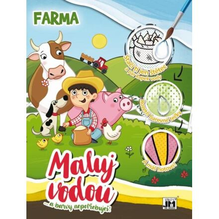 JIRI MODELS Vodová omalovánka A4 Farma