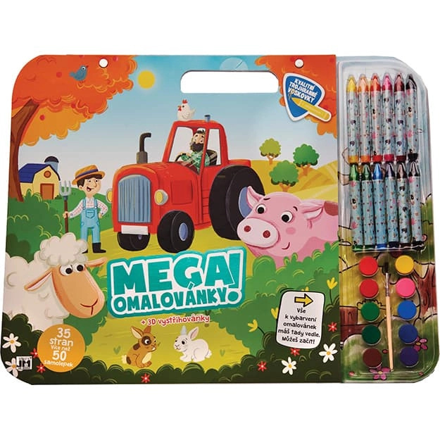 JIRI MODELS Mega omalovánkový set/ Farma
