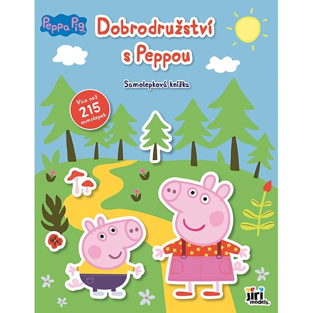 Jiri Models Samolepková knížka - Dobrodružství s Peppou