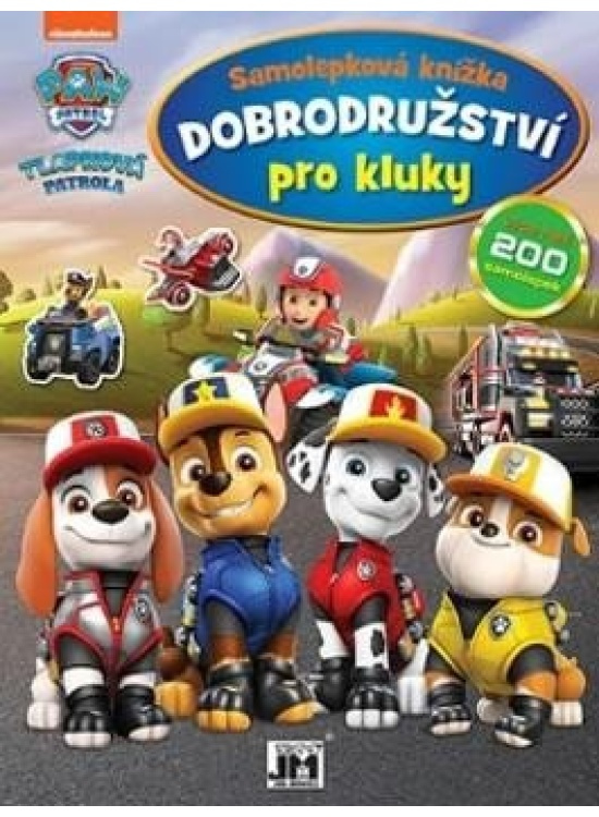 Samolepková knížka - Dobrodružství pro kluky - Tlapková patrola