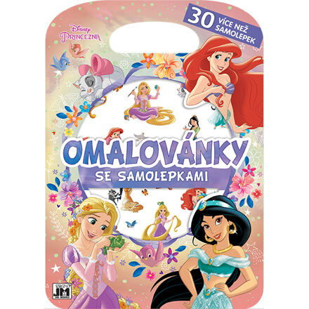 JIRI MODELS Omalovánky se samolepkami/ Princezny